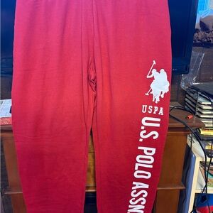 Polo by Ralph Lauren Red Sweatpants